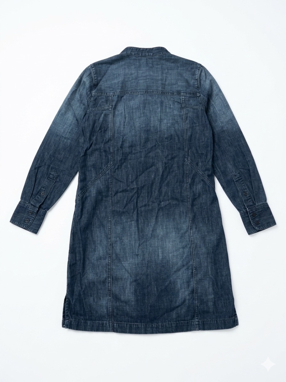 Madewell Dark Indigo Denim tunic dress with Brand Label. XS - Picture 3 of 11
